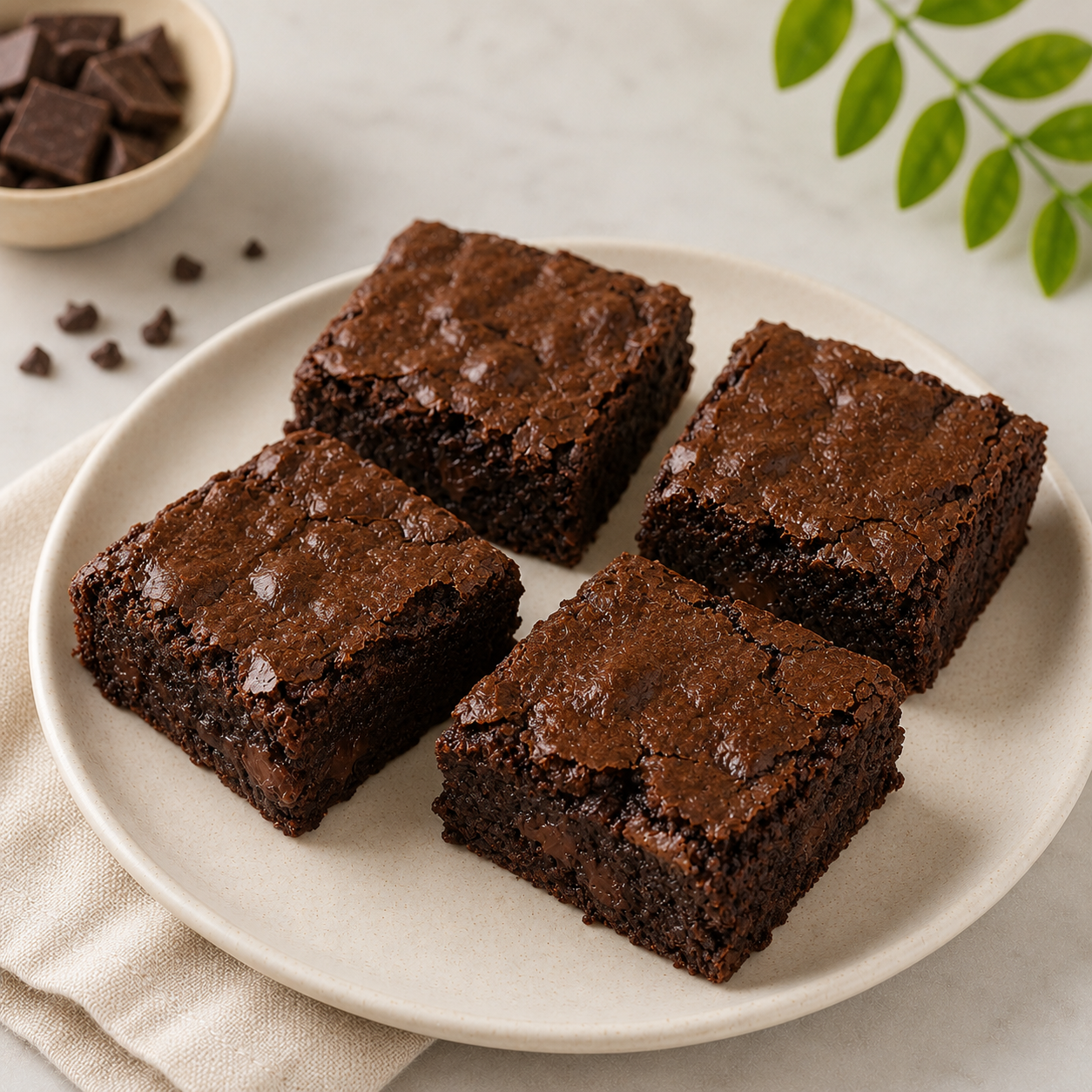 Fudgy Brownies x4